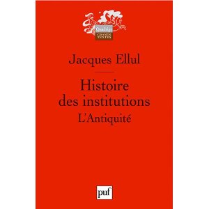 Histoire des institutions. L'Antiquité